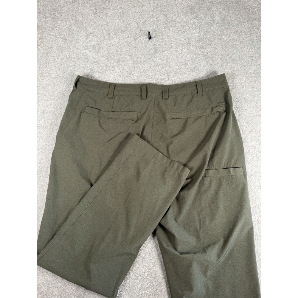 Duluth Trading Flex Dry On The Fly Flex Pants Mens 40x32 Green Workwear Stretch